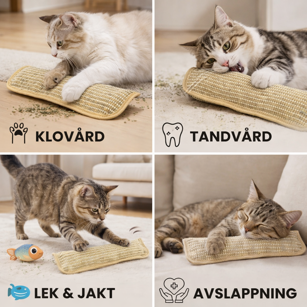 Chewsly™ -Designad för kattens fyra behov