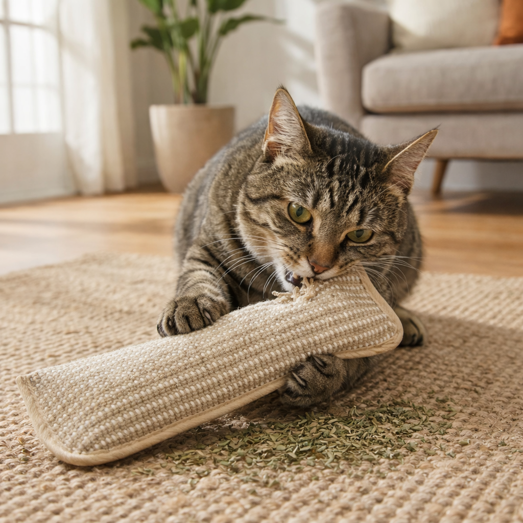 Chewsly™ -Designad för kattens fyra behov