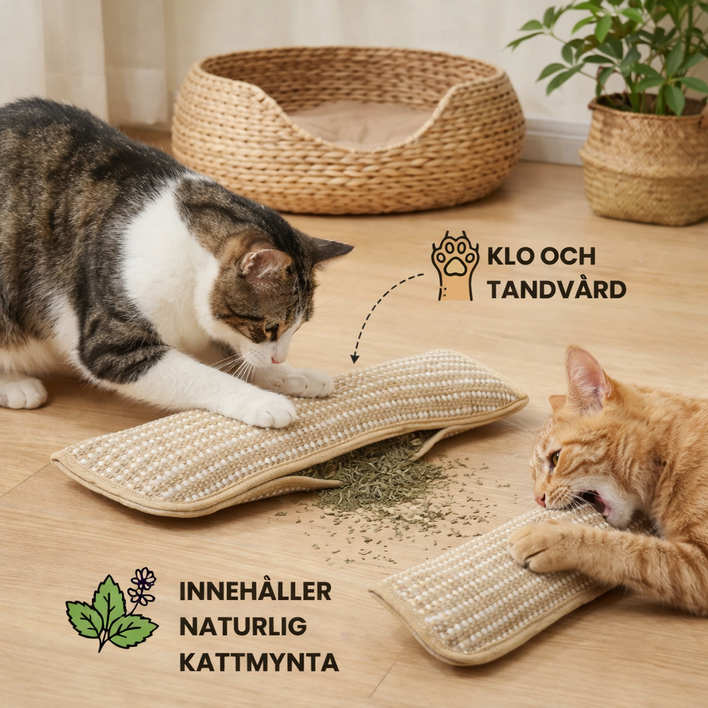 Chewsly™ -Designad för kattens fyra behov